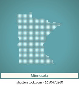 vector map of the Minnesota