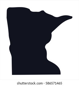 vector map - minnesota