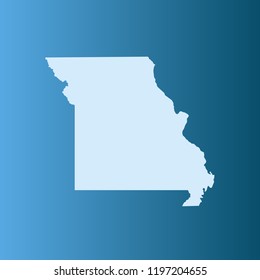 vector map of Missouri