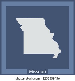 vector map of Missouri