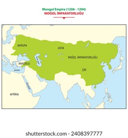 vector map of the Mongol Empire (1206-1294)