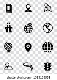 vector map, navigation, road and gps icons set - travel sign symbols. search destination and find map location vector map, navigation, road and gps icons set - travel sign symbols. search destination and find map location