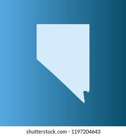 vector map of Nevada