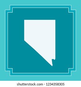 vector map of Nevada