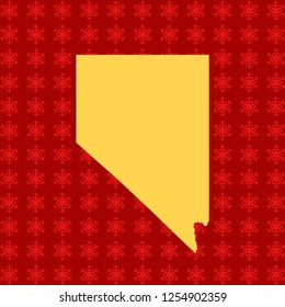 vector map of Nevada