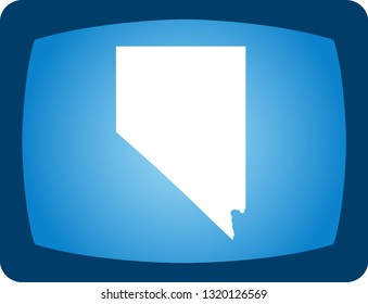 vector map of Nevada