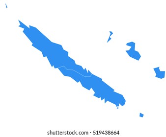 Vector Map of New Caledonia