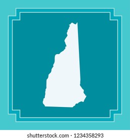 vector map of New Hampshire