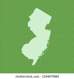 vector map of New Jersey