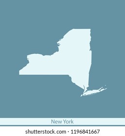 vector map of New York