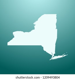 vector map of New York