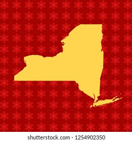 vector map of New York