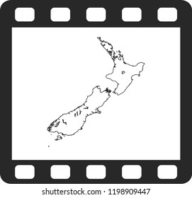 vector map of New Zealand
