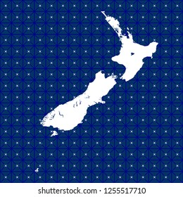 vector map of New Zealand