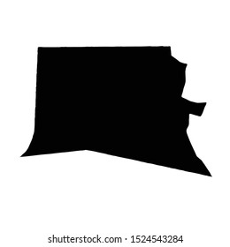 Vector map Ngerulmud. Isolated vector Illustration. Black on White background. EPS 10 Illustration.