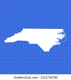 vector map of North Carolina