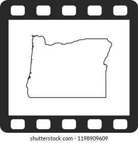 vector map of Oregon