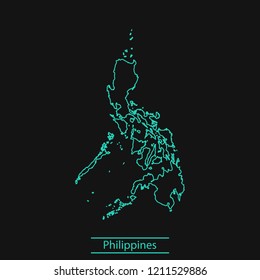 vector map of Philippines
