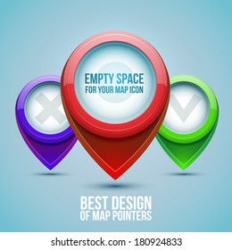 Vector Map pointers set for design