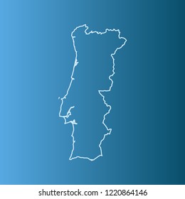 vector map of Portugal