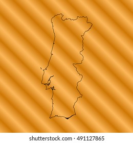 vector map of Portugal