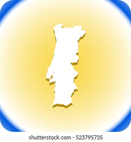 vector map of Portugal