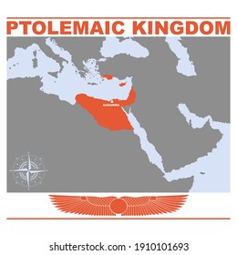 vector map of the Ptolemaic Kingdom for your project