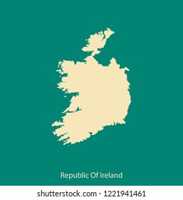 vector map of Republic of Ireland