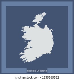 vector map of Republic of Ireland