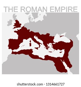 vector map of the Roman Empire