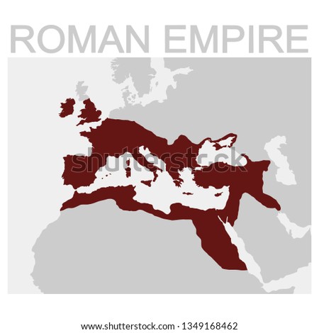 vector map of the Roman Empire