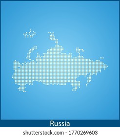 vector map of the Russia