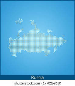 vector map of the Russia