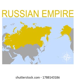 Vector Map Of The Russian Empire