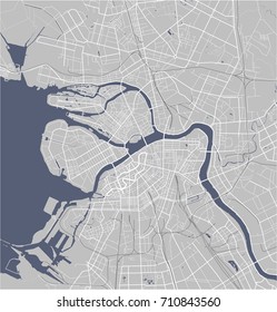 Vector map Saint Petersburg, Russia