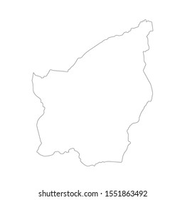 Vector map San Marino. Country and capital. Isolated vector Illustration. Outline. EPS 10 Illustration.