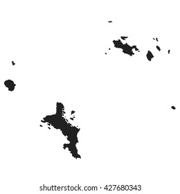 Vector Map Of Seychelles