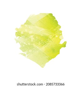 Vector map Sierra Leone. Isolated vector Illustration. Black on White background. EPS 10 Illustration.