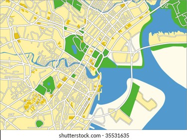 Wilmington De Zoning Map Vector Map Singapore Stock Vector (Royalty Free) 35531635 | Shutterstock
