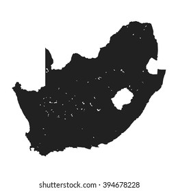 vector map of south africa
