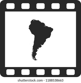 vector map of South America
