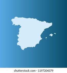 vector map of Spain
