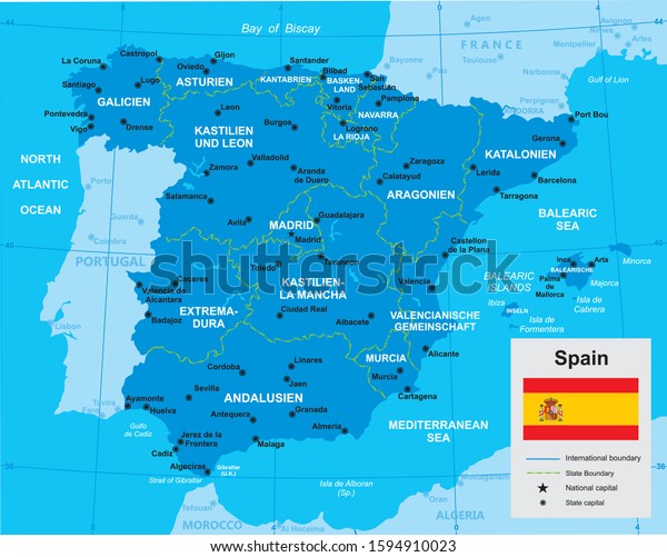 Get Spain Regions Flag PNG