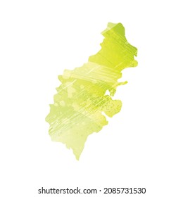 Vector map Stockholm. Isolated vector Illustration. Black on White background. EPS 10 Illustration.