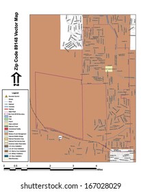 Vector map with summits, rivers, railroads, streets, lakes, parks, airports, stadiums, correctional facilities, military installations and federal lands by zip code 89148 with labels and clean layers.