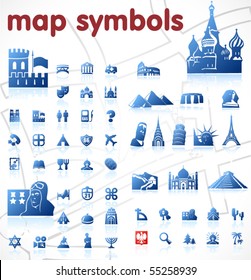 vector map symbols