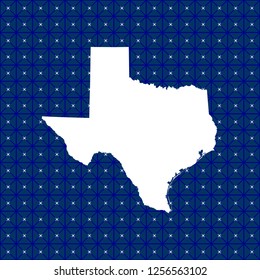 vector map of Texas