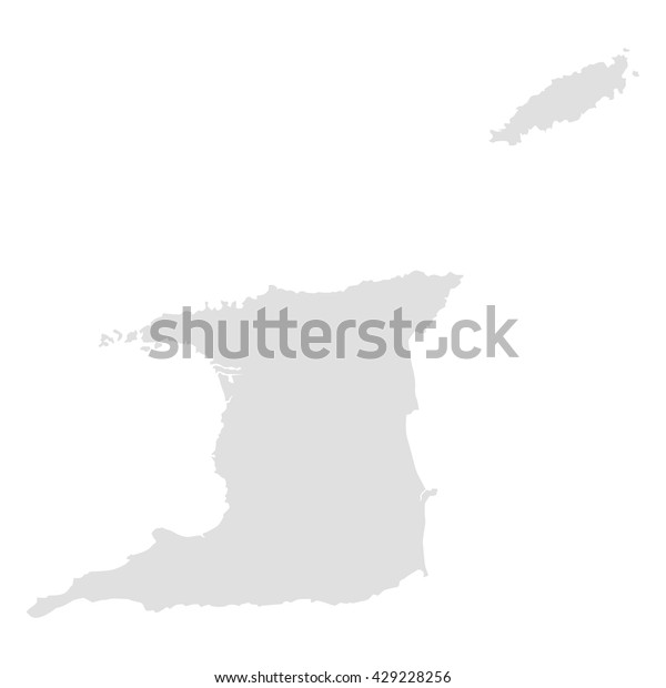 Vector Map Trinidad Tobago Stock Vector Royalty Free 429228256 Shutterstock 7445