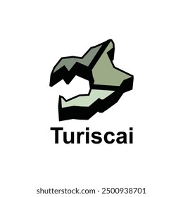 vector map of Turiscai, High detailed vector illustration vector Design Template, suitable for your company