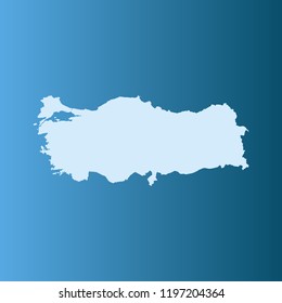 vector map of Turkey